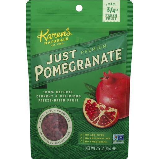 slide 1 of 1, Karen's Naturals Just Pomegranate 2.5 oz, 2.5 oz