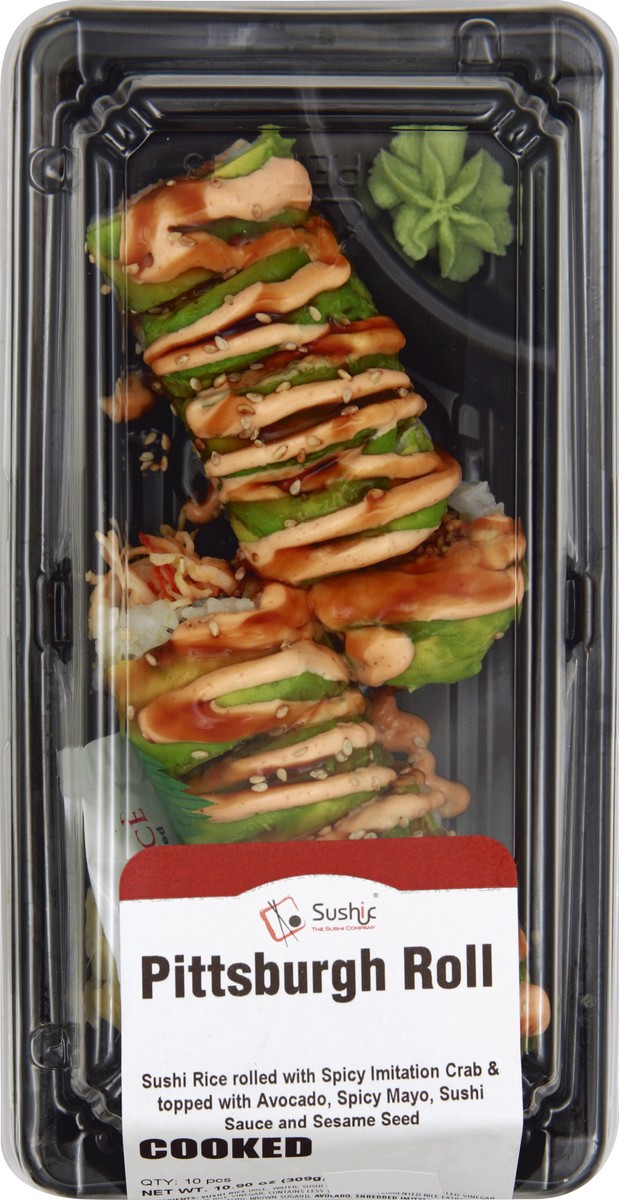 slide 1 of 4, Sushic Pittsburgh Roll 10 ea, 10 ct