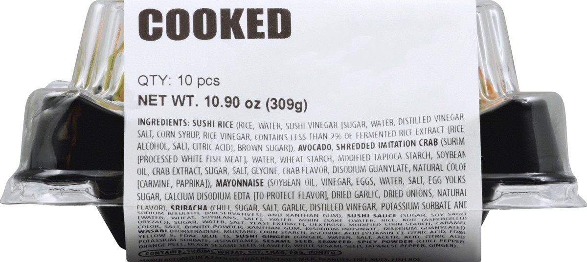 slide 4 of 4, Sushic Pittsburgh Roll 10 ea, 10 ct