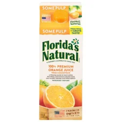 Florida's Natural with Pulp 100% Premium Orange Juice 52 fl oz