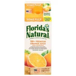 Florida's Natural with Pulp 100% Premium Orange Juice 52 fl oz