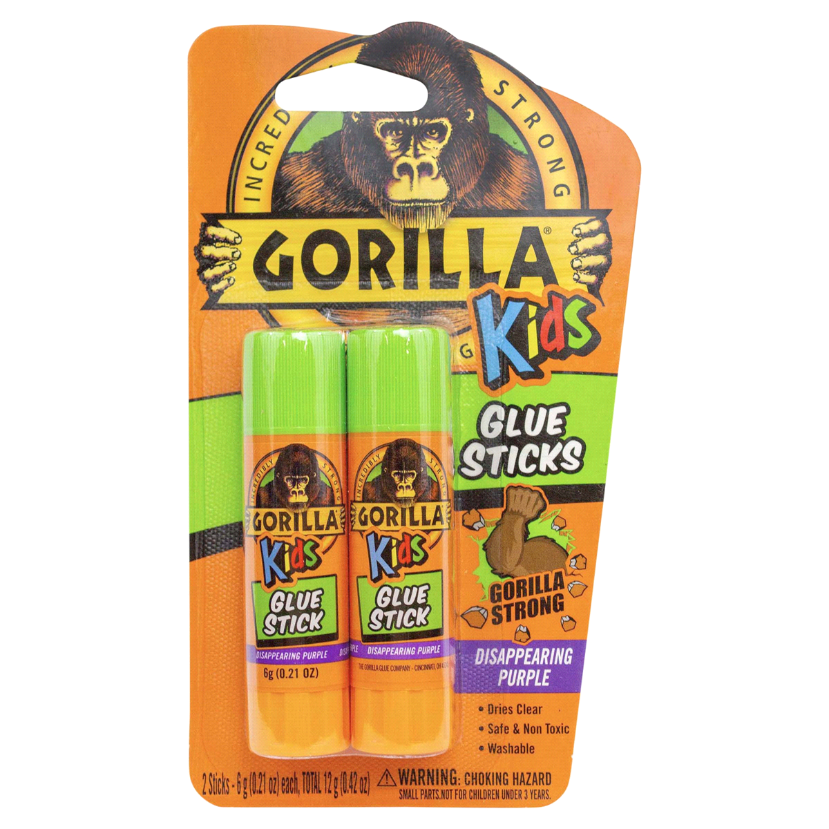 slide 1 of 1, Gorilla Glue Sticks, 2 ct