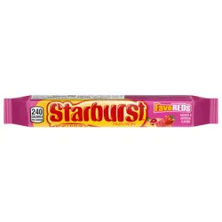 STARBURST FaveREDs Fruit Chews Chewy Candy, Full Size, 2.07 oz