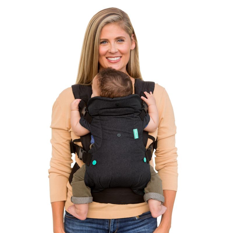 slide 4 of 13, Infantino Flip 4-In-1 Convertible Baby Carrier - Black, 1 ct