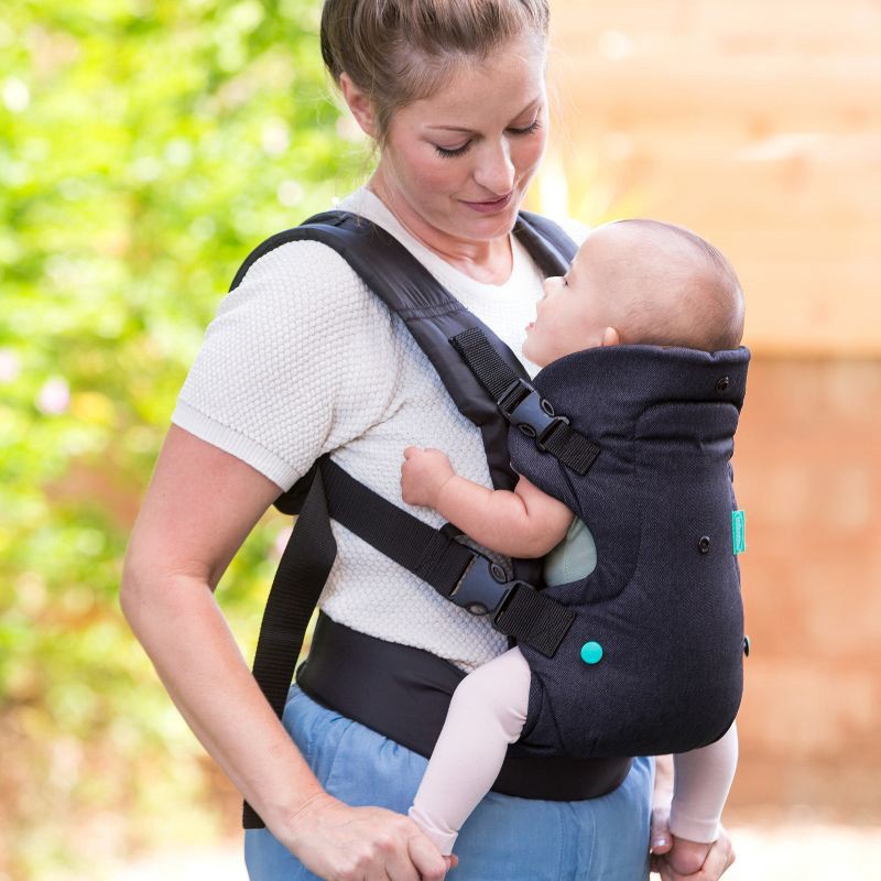 slide 8 of 13, Infantino Flip 4-In-1 Convertible Baby Carrier - Black, 1 ct