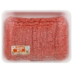 Giant All Natural 80% Lean 20% Fat Ground Beef Value Pack Fresh