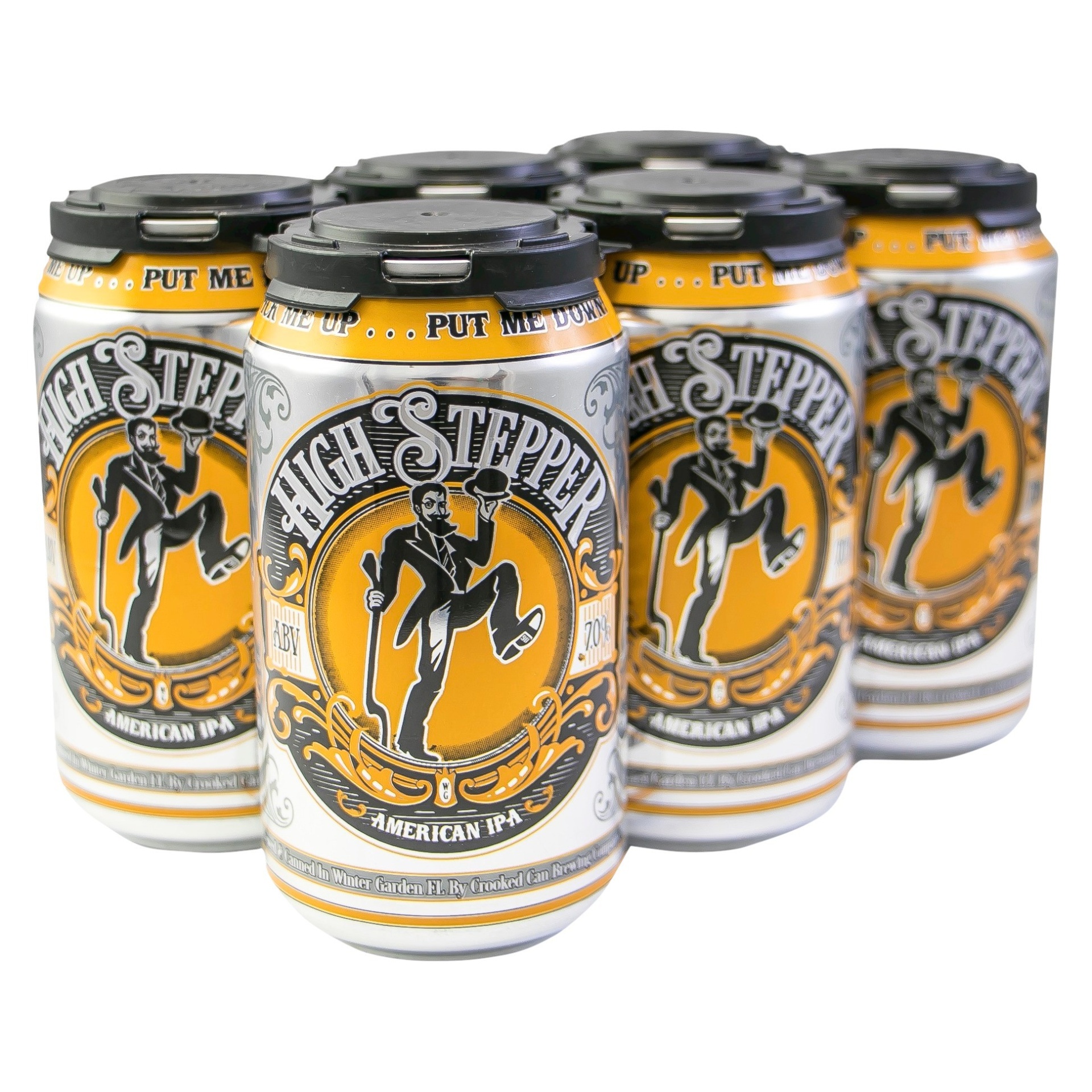slide 1 of 2, Crooked Can Brewing Company Crooked Can High Stepper IPA Beer - 6pk/12 fl oz Cans, 6 ct; 12 fl oz
