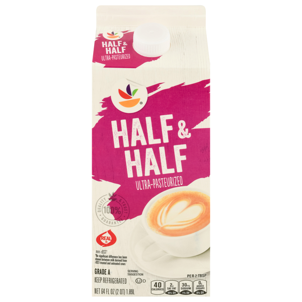 slide 1 of 1, GIANT Half & Half, 1/2 gal