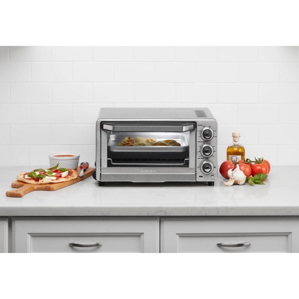 slide 2 of 8, Cuisinart Custom Classic Toaster Oven Broiler - Stainless Steel - TOB-40N, 1 ct