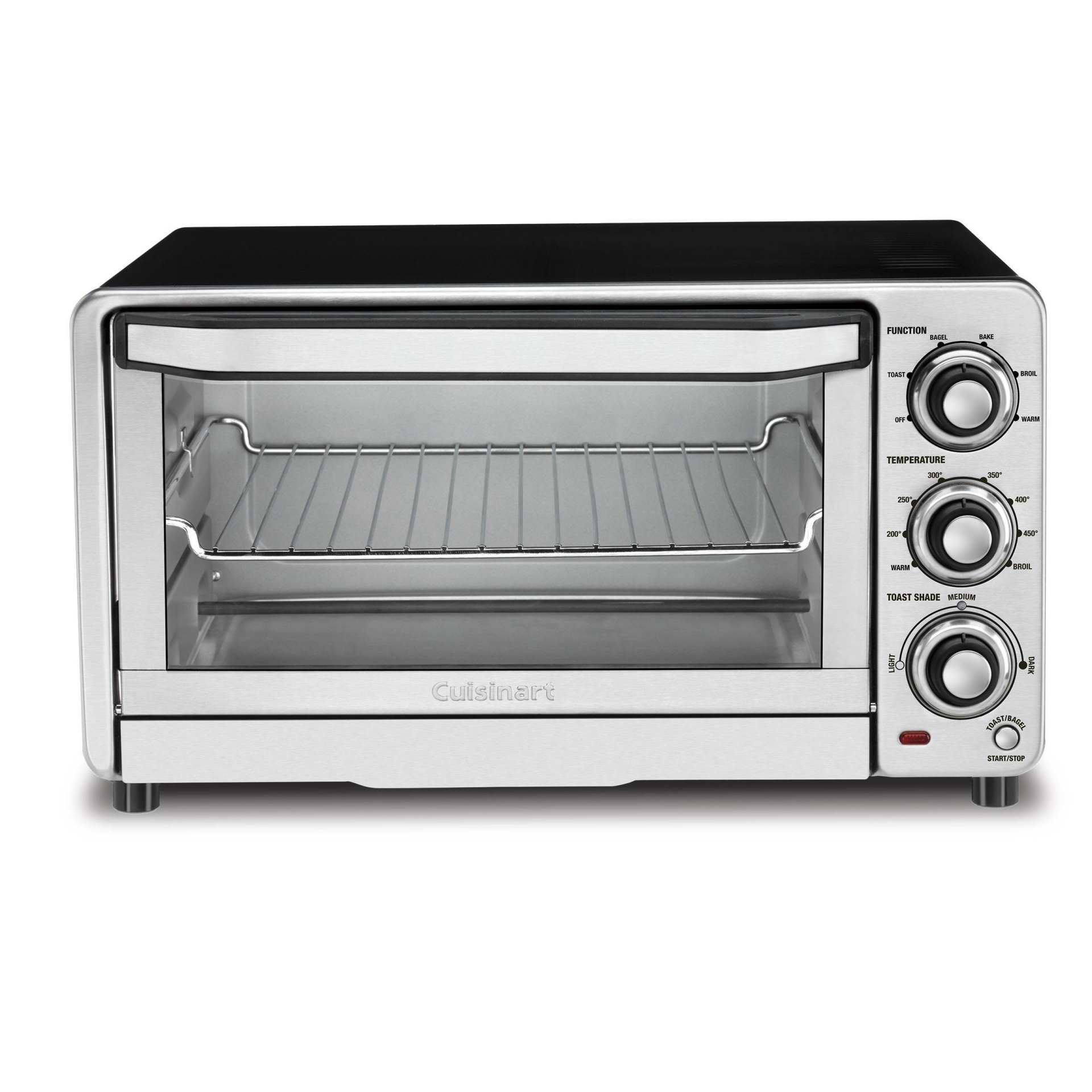slide 1 of 8, Cuisinart Custom Classic Toaster Oven Broiler - Stainless Steel - TOB-40N, 1 ct