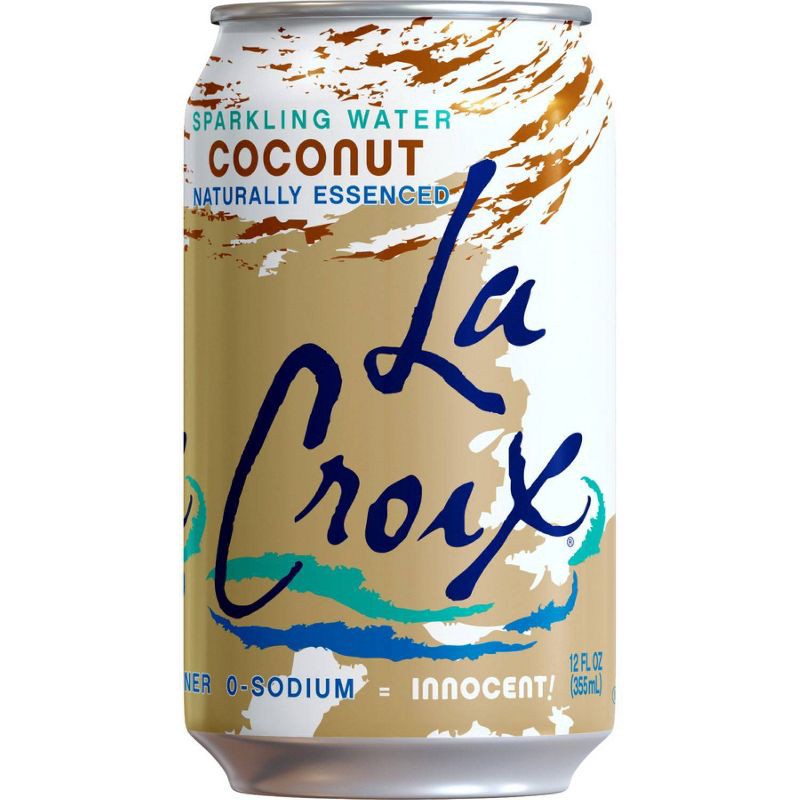 slide 2 of 7, LaCroix Sparkling Water Coconut - 8pk/12 fl oz Cans, 8 ct; 12 fl oz