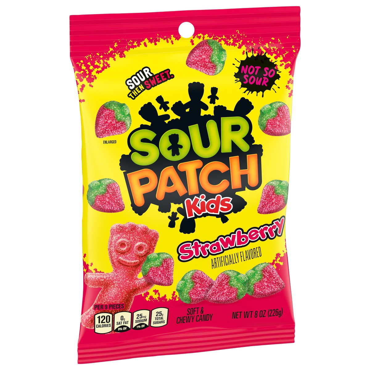 slide 3 of 9, Sour Patch Kids Soft & Chewy Strawberry Candy 8 oz, 8 oz