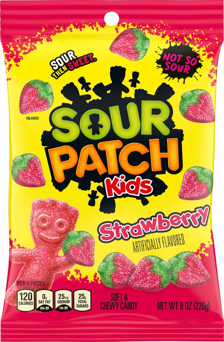 slide 8 of 9, Sour Patch Kids Soft & Chewy Strawberry Candy 8 oz, 8 oz