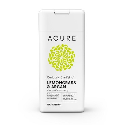 slide 1 of 1, ACURE Shampoo Curiously Clarifying Lemongrass Argan, 12 fl oz