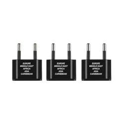 Travel Smart by Conair Continental Adapter Plug Set - 3pk: for International Travel
