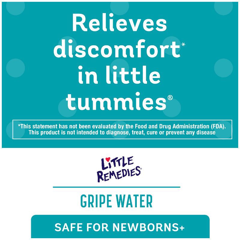 slide 3 of 7, Little Remedies Gripe Water for Baby Gas Colic or Hiccups - 4 fl oz, 4 fl oz