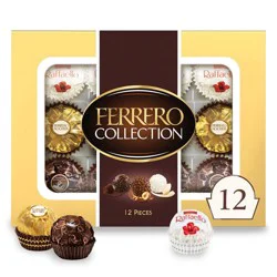 Ferrero Collection Ferrero Rocher Collection Assorted Chocolates Candy Variety Pack - 4.6oz/12ct