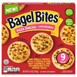 BAGEL BITES CHEESEBURGERS