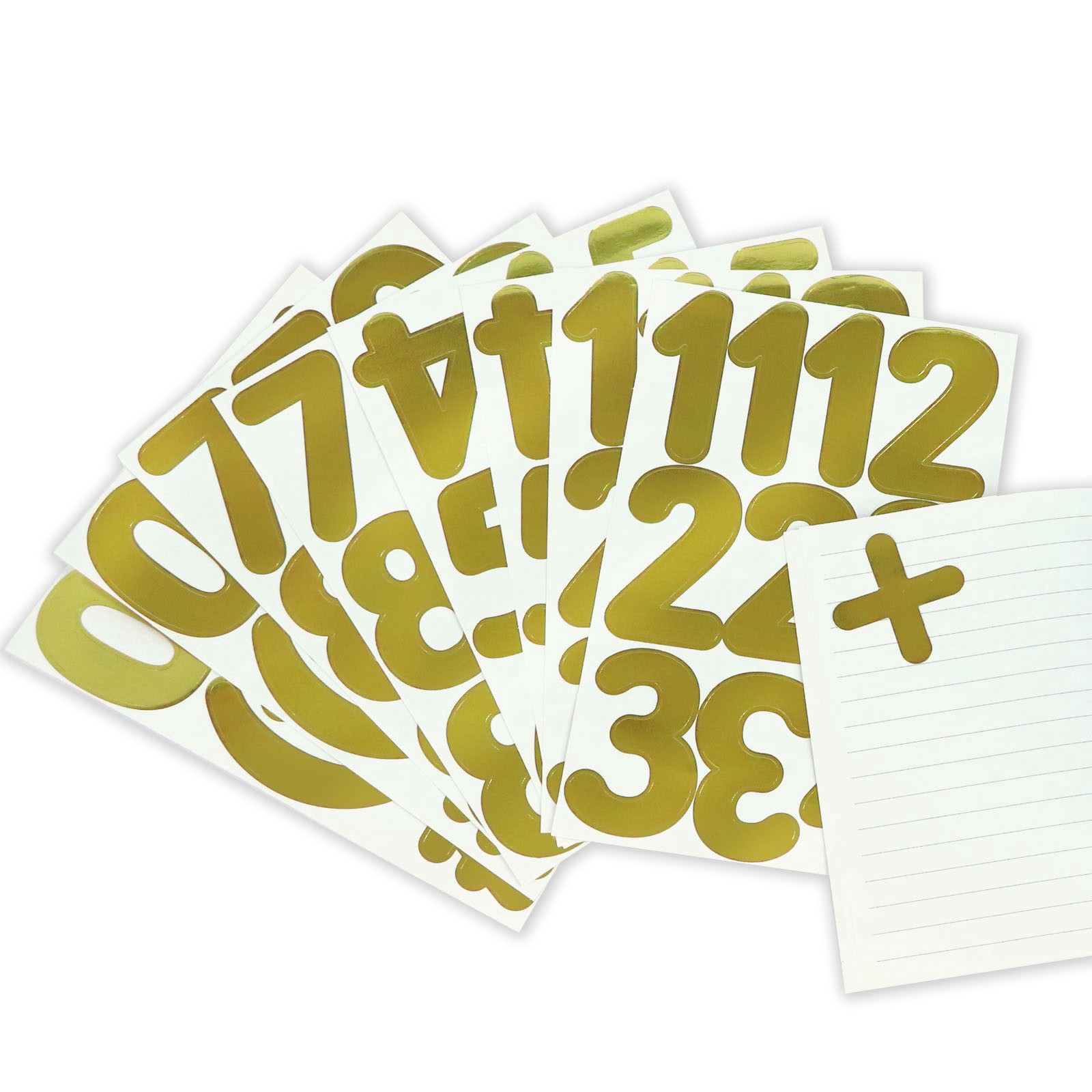 slide 2 of 5, Rounded Number Stickers By Recollections, 2.25 in