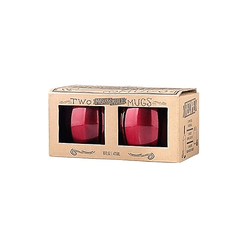 slide 1 of 1, Slant MOSCOW MULE GIFT BOX S/2-RED, 1 ct