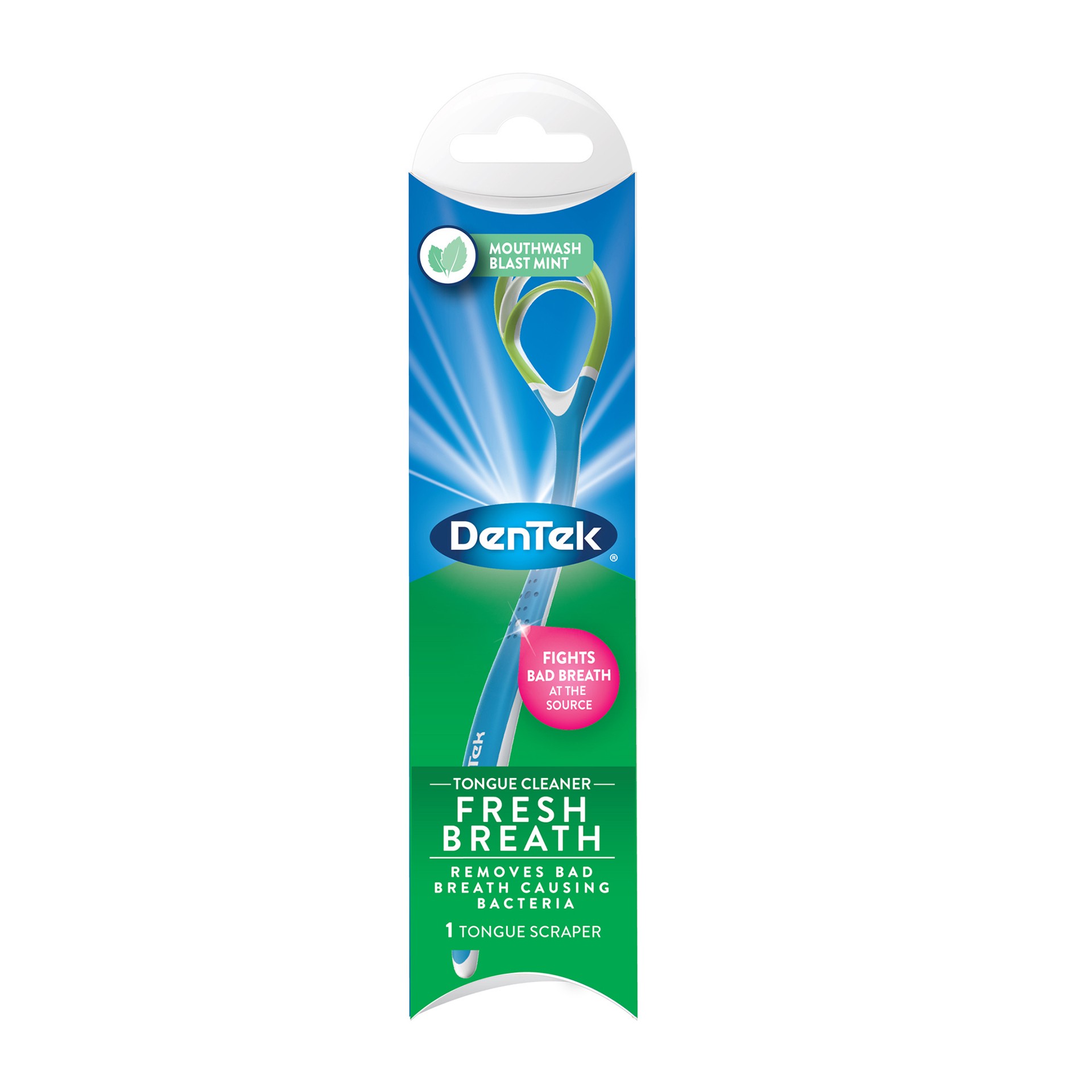 slide 1 of 3, BREATH REMEDY Comfort Clean Tongue Cleaner, Fresh Mint, 1 ct