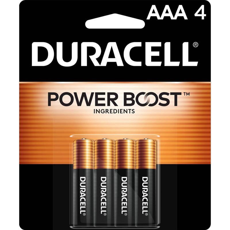 slide 1 of 6, Duracell Coppertop AAA Batteries - 4pk Alkaline Battery, 4 ct