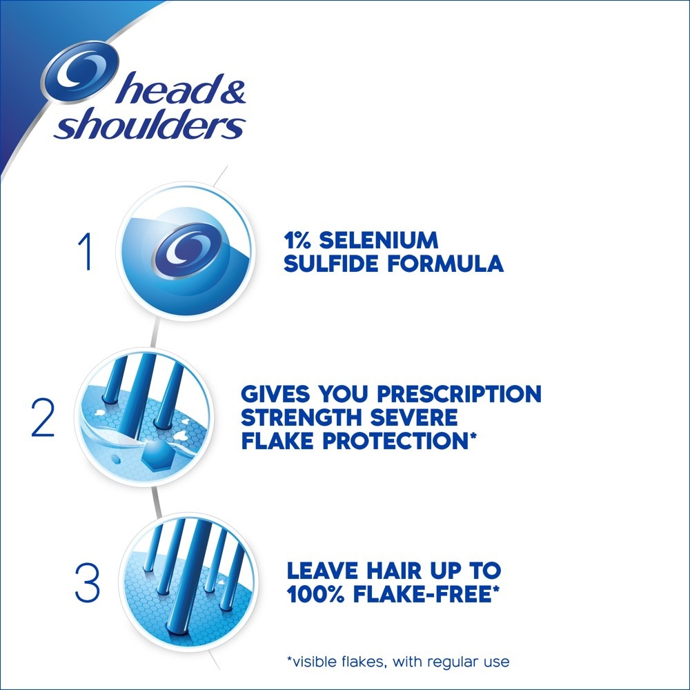 slide 6 of 6, Head & Shoulders Clinical Strength Hair Shampoo, 23.7 fl oz