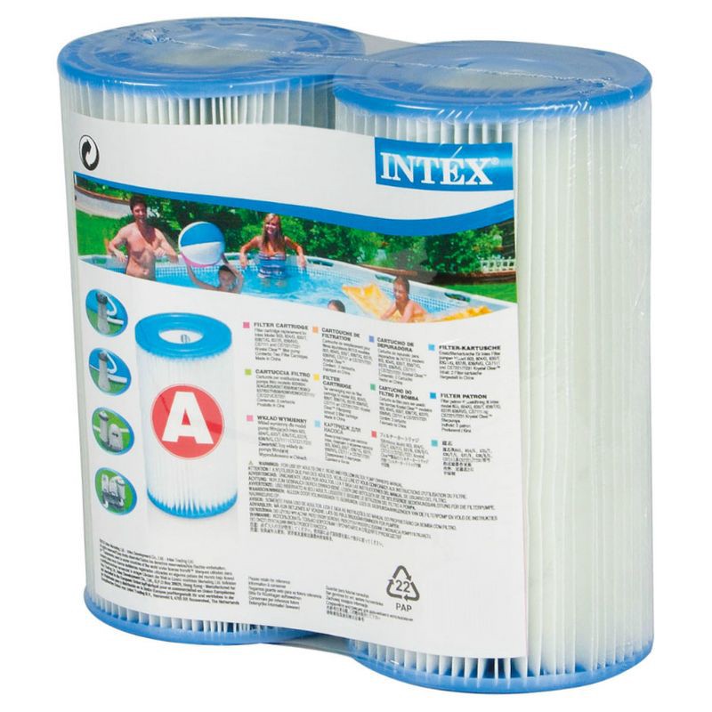 slide 1 of 3, Intex A & C Pools Filter Cartridge - 2pc, 2 ct