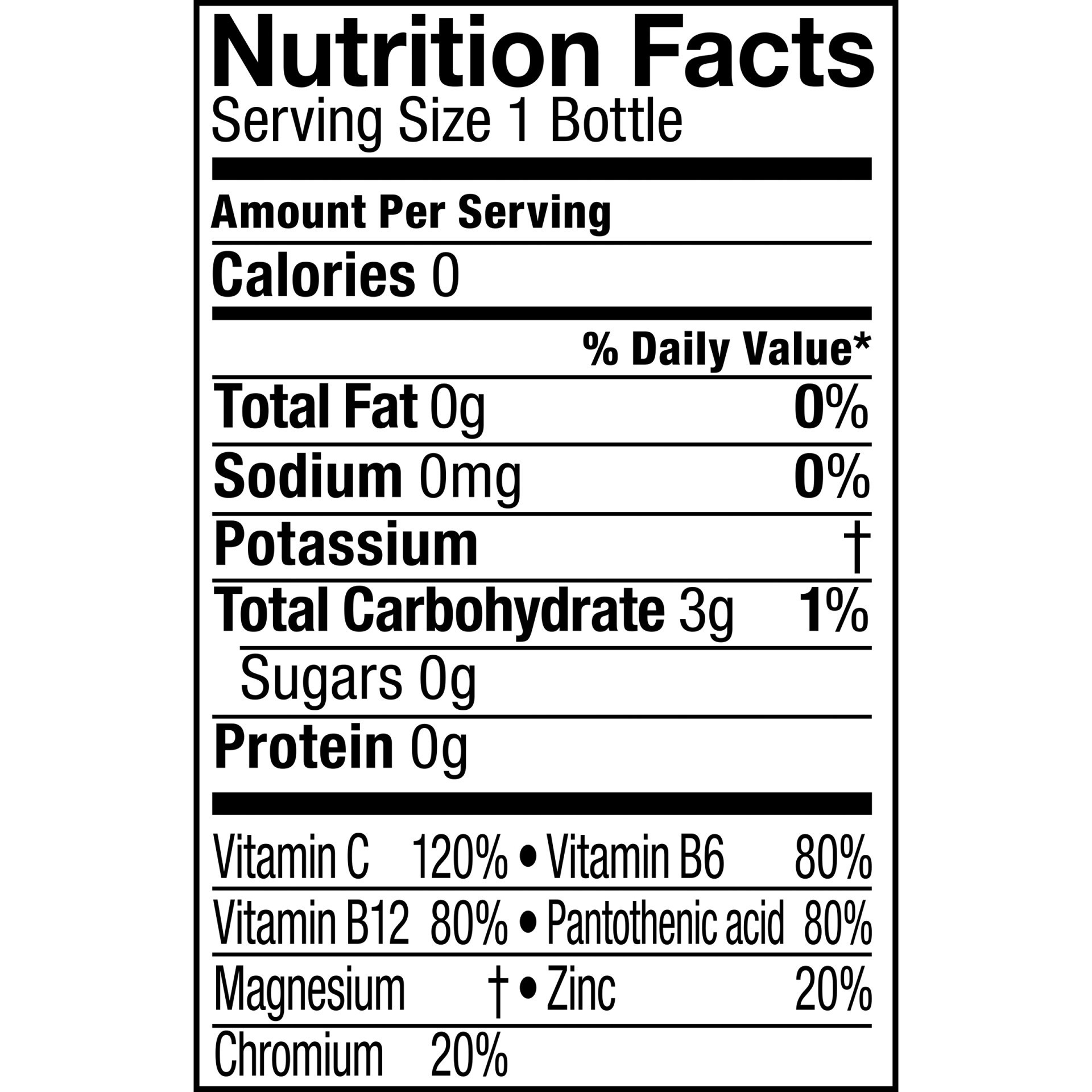 slide 7 of 9, vitaminwater Zero Power-C Nutrient Enhanced Dragonfruit Water Beverage - 6 ct, 6 ct