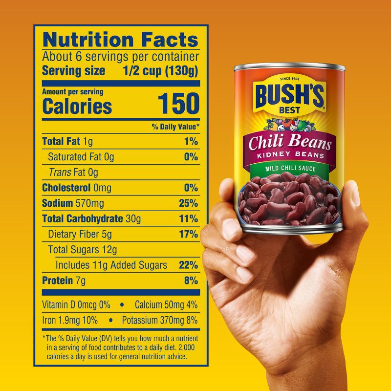 slide 2 of 7, Bush's Kidney Beans in Mild Chili Sauce - 16oz, 16 oz