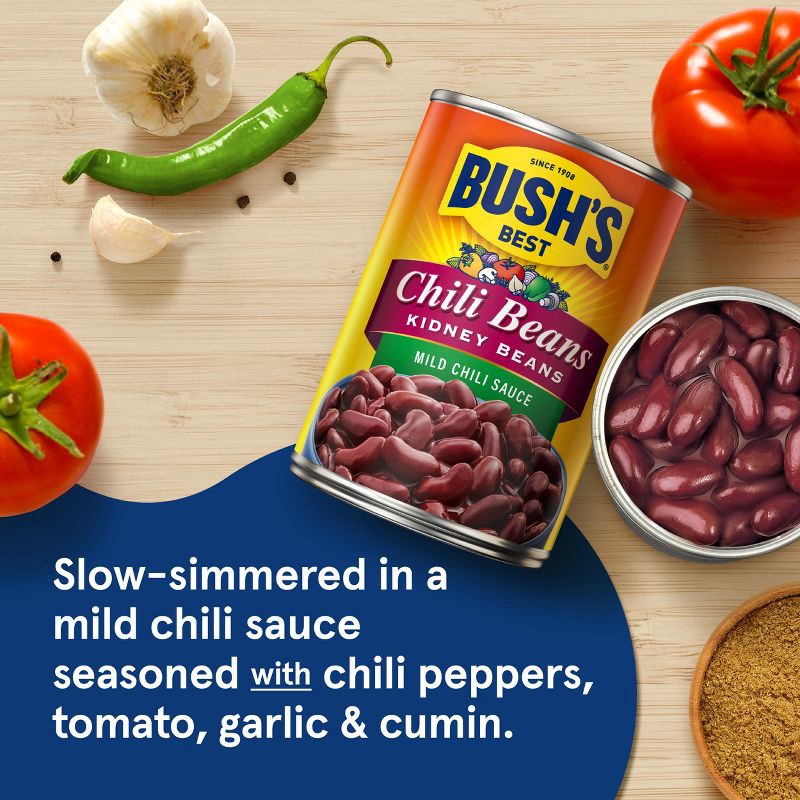 slide 3 of 7, Bush's Kidney Beans in Mild Chili Sauce - 16oz, 16 oz