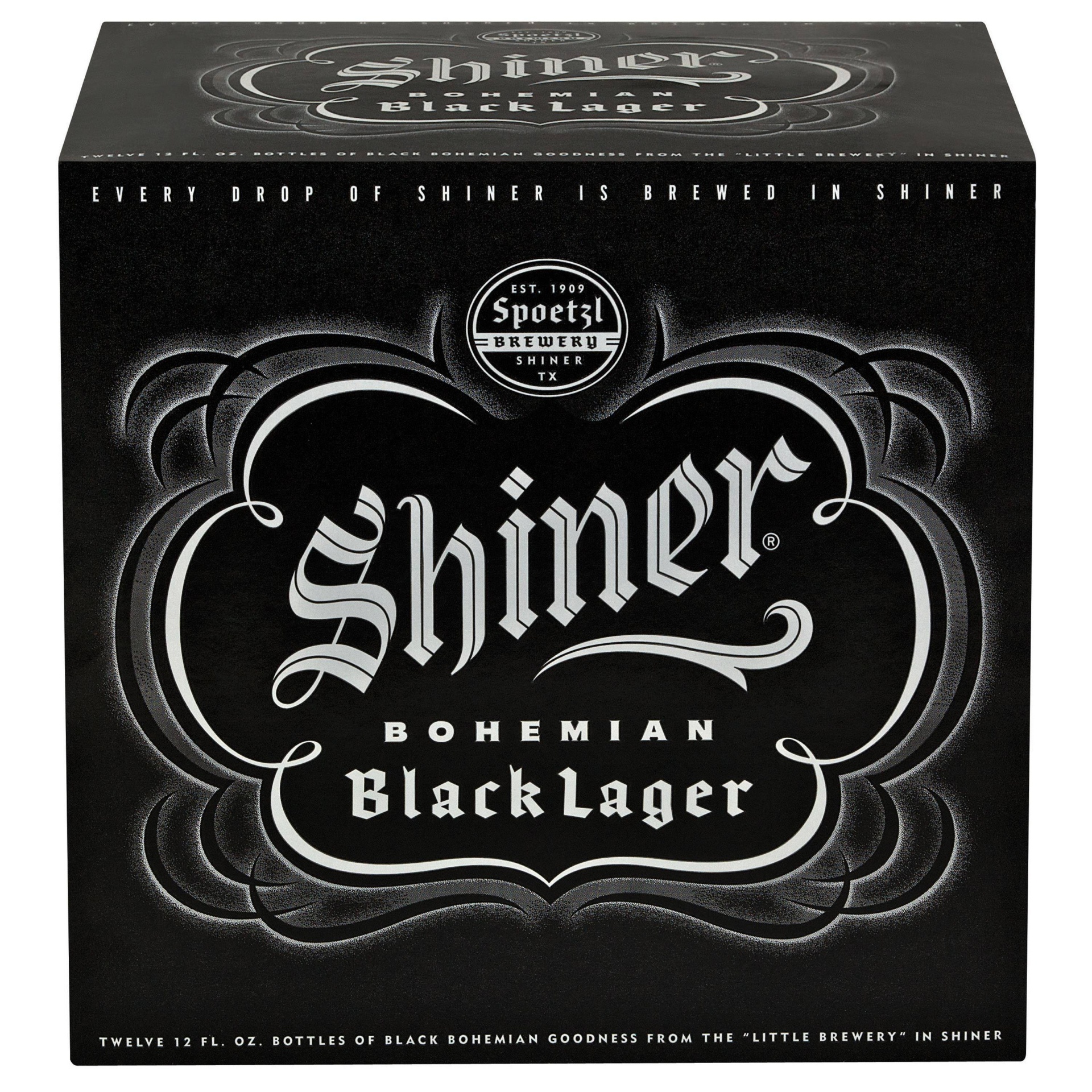 slide 1 of 2, Shiner Bohemian Black Lager Beer - 12pk/12 fl oz Bottles, 12 ct; 12 fl oz