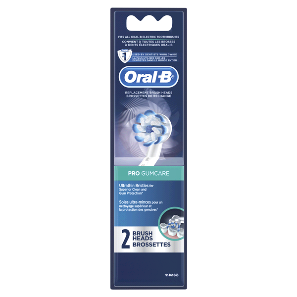 slide 1 of 1, Oral-B Pro GumCare Electric Toothbrush Replacement Brush Head, 2 ct