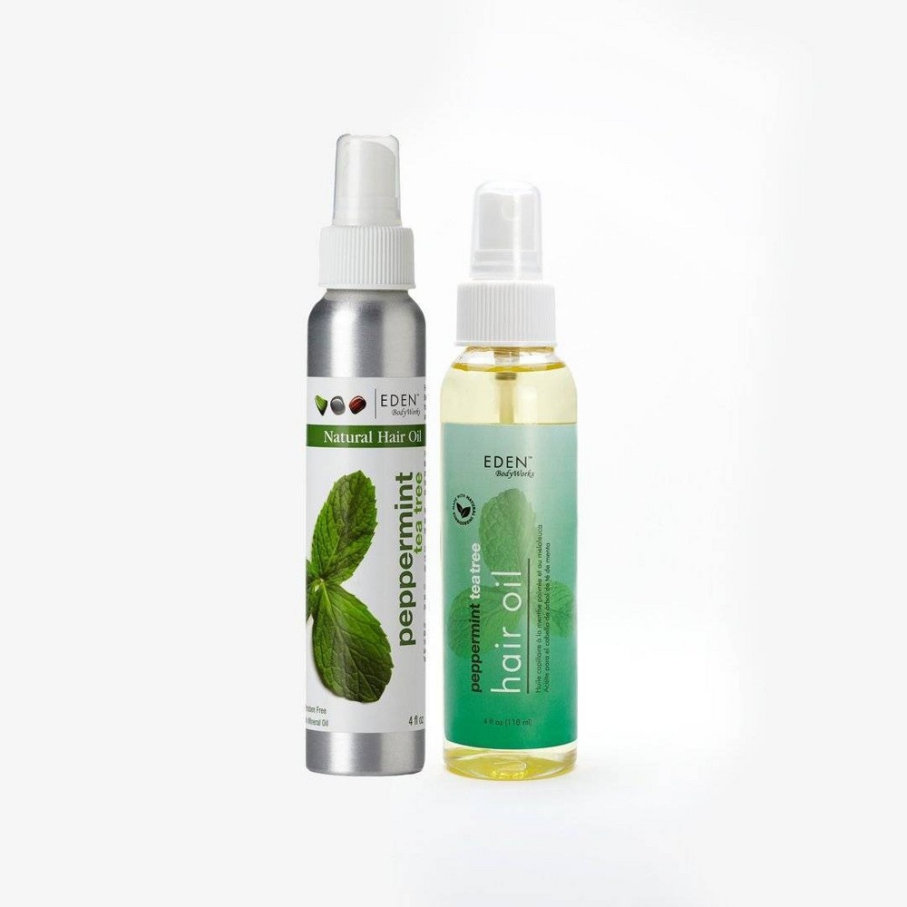slide 2 of 4, Eden Body Works Eden BodyWorks Peppermint Tea Tree Hair Oil, 4 fl oz