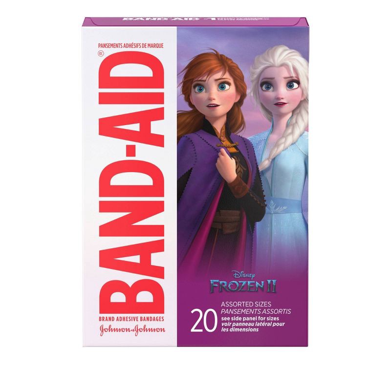 slide 2 of 6, Band-Aid Disney Frozen Adhesive Bandages - 20ct, 20 ct