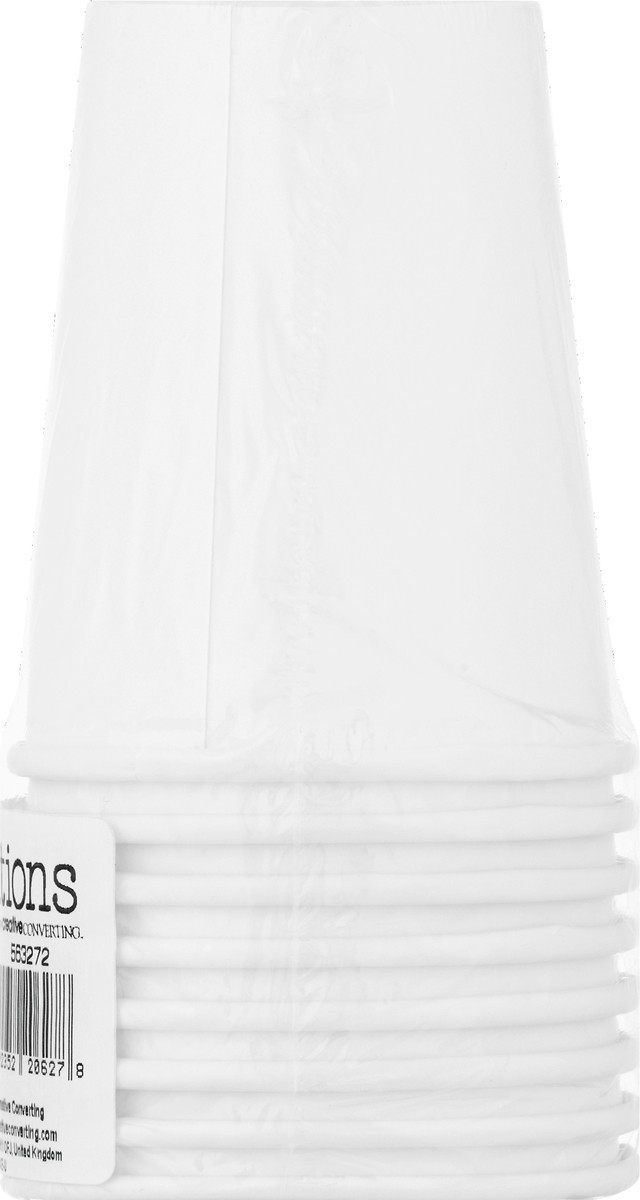 slide 8 of 11, Celebrations 9 Ounce White Cups 8 ea, 8 ct