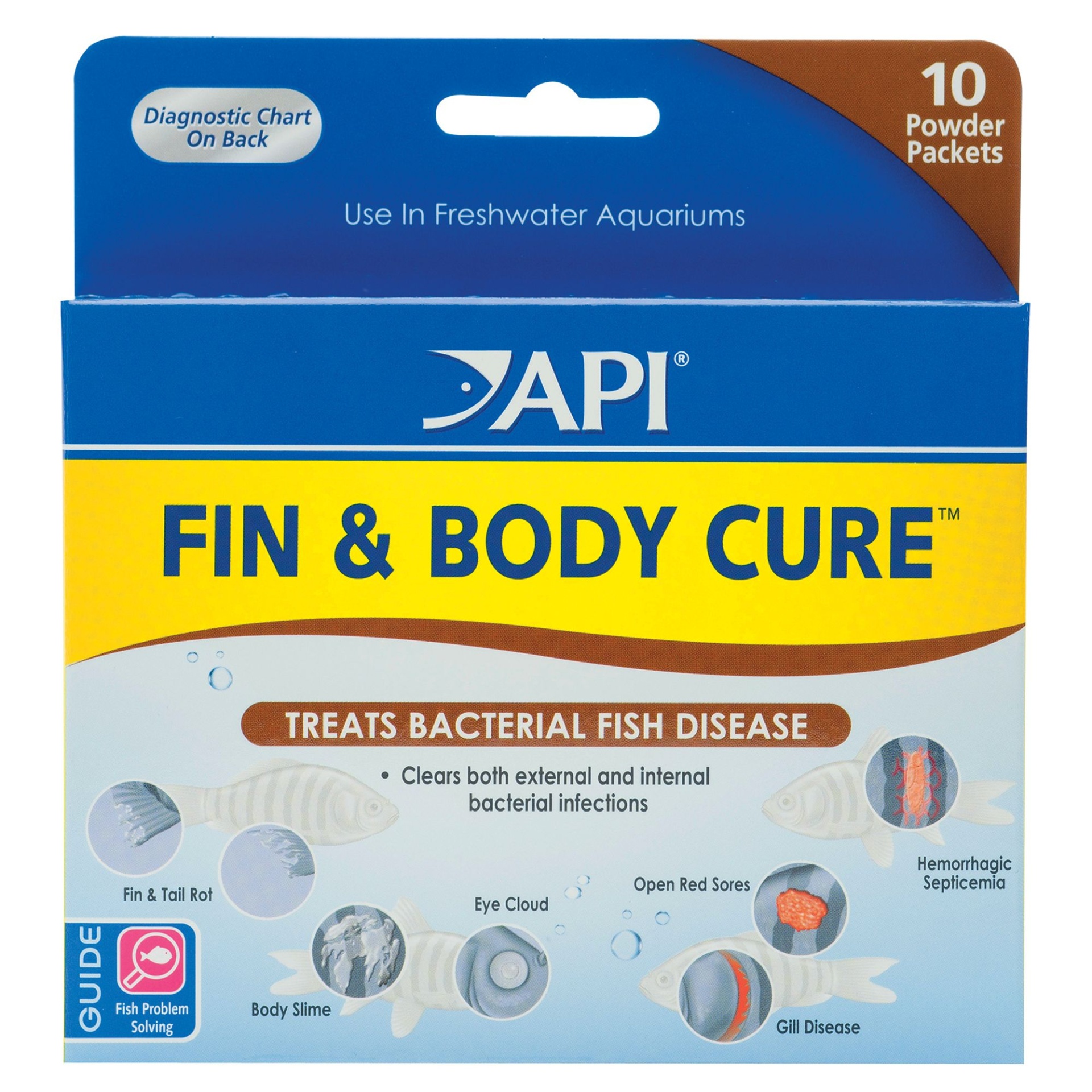 slide 1 of 1, API Fin & Body Cure Powder, 10 ct