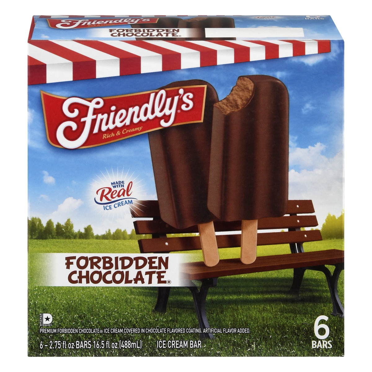 slide 1 of 1, Friendly's Forbidden Chocolate, 6 ct