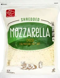 Harris Teeter Shredded Low-Moisture Part-Skim Mozzarella Cheese