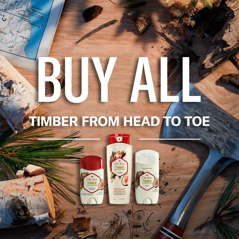 slide 2 of 3, Old Spice Deodorant Fresher Collection Timber with Sandalwood - 3oz, 3 oz