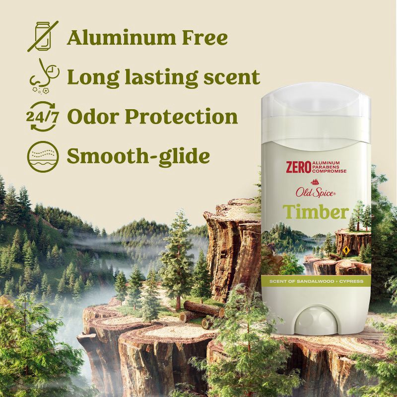 slide 3 of 9, Old Spice Deodorant Fresher Collection Timber with Sandalwood - 3oz, 3 oz