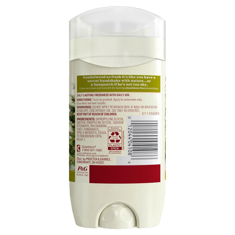 slide 9 of 9, Old Spice Deodorant Fresher Collection Timber with Sandalwood - 3oz, 3 oz
