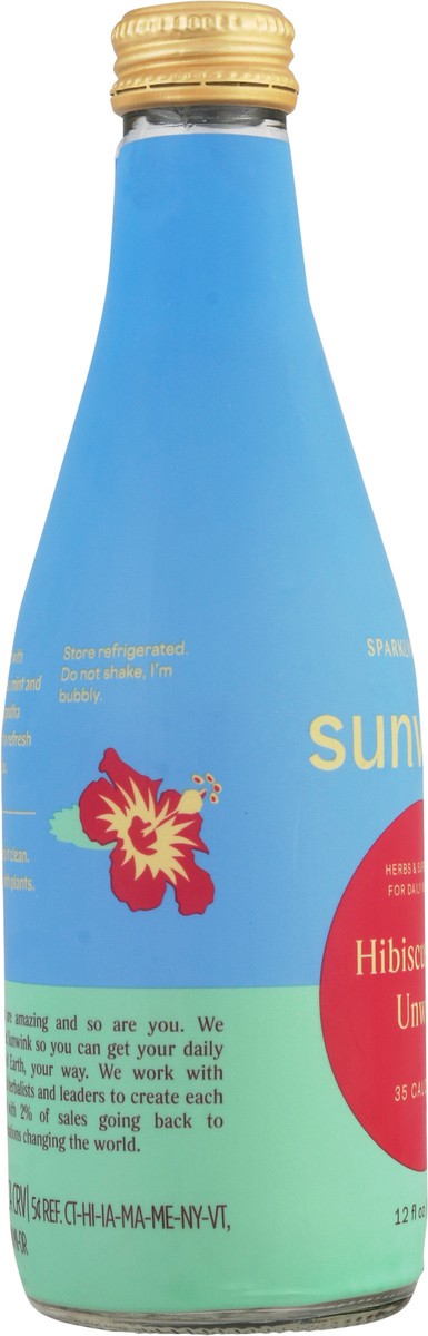 slide 4 of 14, Sunwink Hibiscus Mint Sparkling Tonic - 12 oz, 12 oz