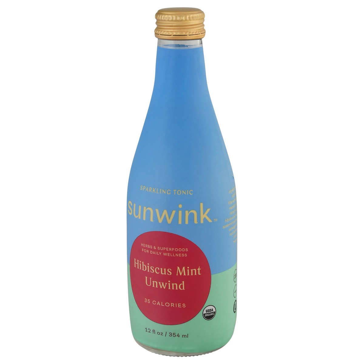 slide 13 of 14, Sunwink Hibiscus Mint Sparkling Tonic - 12 oz, 12 oz