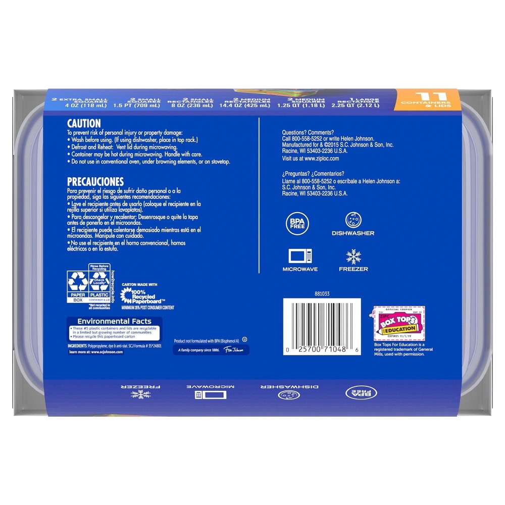 slide 5 of 6, Ziploc Variety Pack Containers Starter Kit, 22 ct