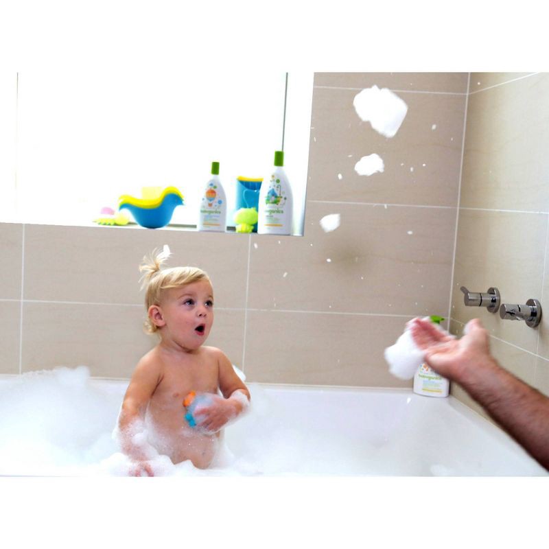 slide 4 of 4, Babyganics Baby Shampoo + Body Wash Pump Bottle Orange Blossom - 16 fl oz Packaging May Vary, 16 fl oz