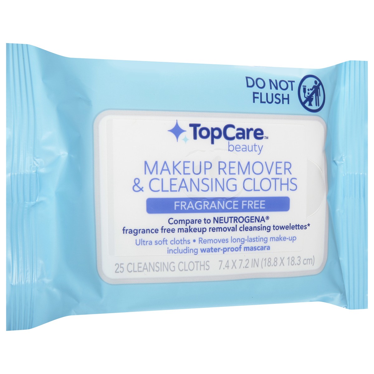 slide 10 of 10, TopCare Makeup Remover Towelettes, 25 ct