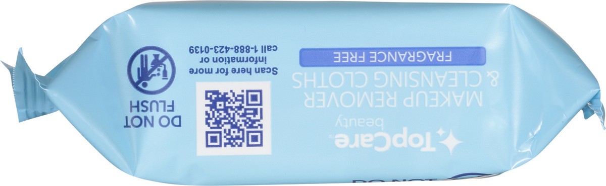 slide 9 of 10, TopCare Makeup Remover Towelettes, 25 ct