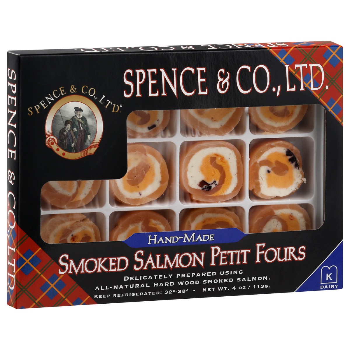 slide 9 of 13, Spence & Co. Smoked Salmon Petit Fours 4 oz, 4 oz