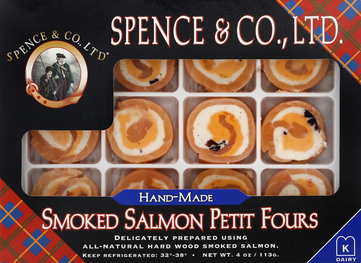 slide 13 of 13, Spence & Co. Smoked Salmon Petit Fours 4 oz, 4 oz